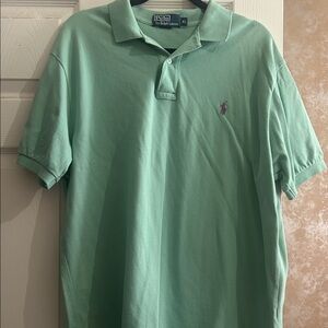 Polo by Ralph Lauren Men's Mint Green Polo Shirt XL